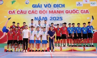 Bắc Ninh giành 4 huy chương tại Giải vô địch đá cầu các đội mạnh quốc gia năm 2025